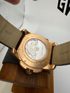 Cartier De Calibre WF100005 Silver Dial 18K Rose Gold Diamond Mens Watch 42MM