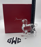 Baccarat Dog Zodiac Figurine Clear Crystal New In Box Dog 2811187