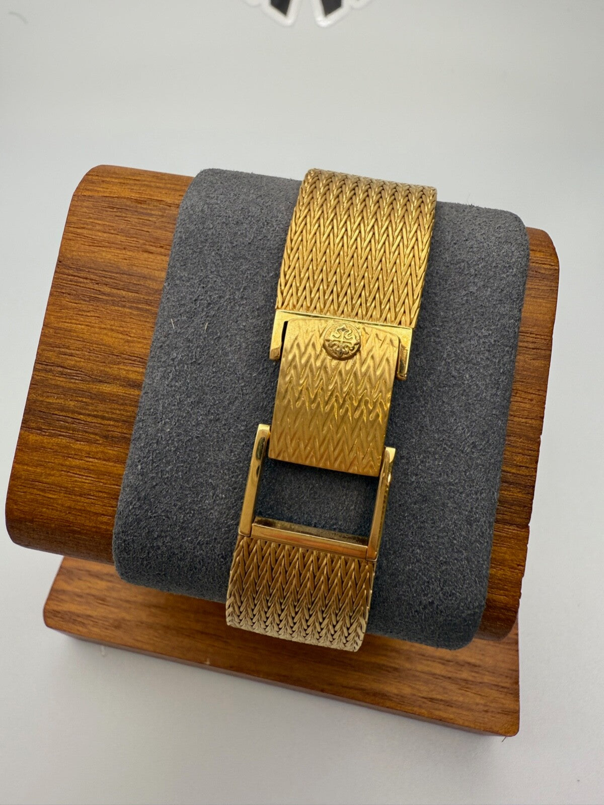 Patel Philippe Ellipse 3875/1J Yellow Gold 18K Blue Dial Diamond Bezel Quartz