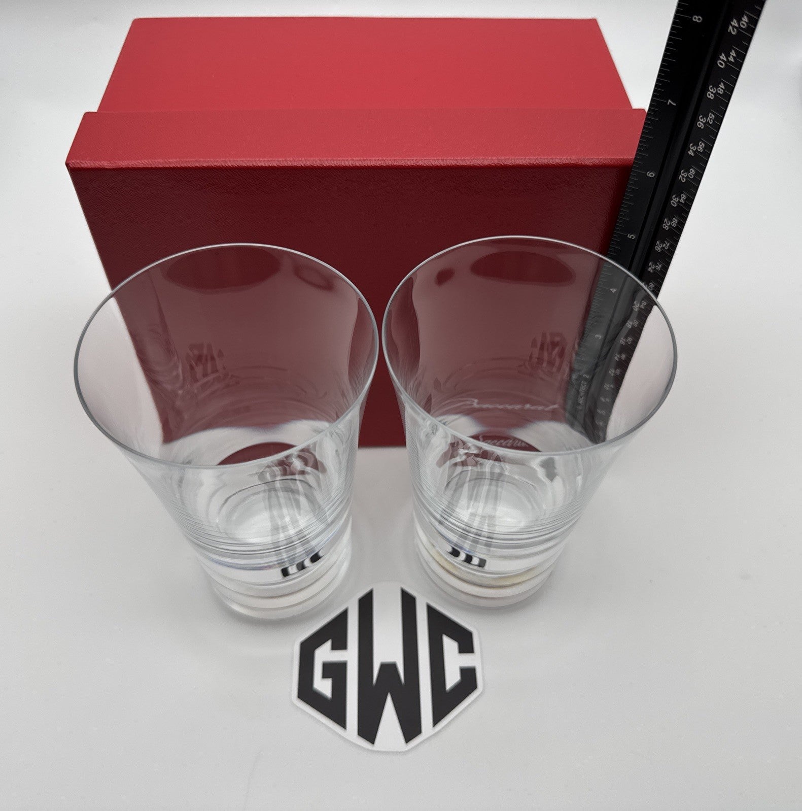 Baccarat Vega Highball Glasses Clear Crystal Set of 2 New in Box 2104383