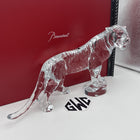 Baccarat Roaring Bengal Sculpture Clear Crystal Figurine 2814562 New In Box