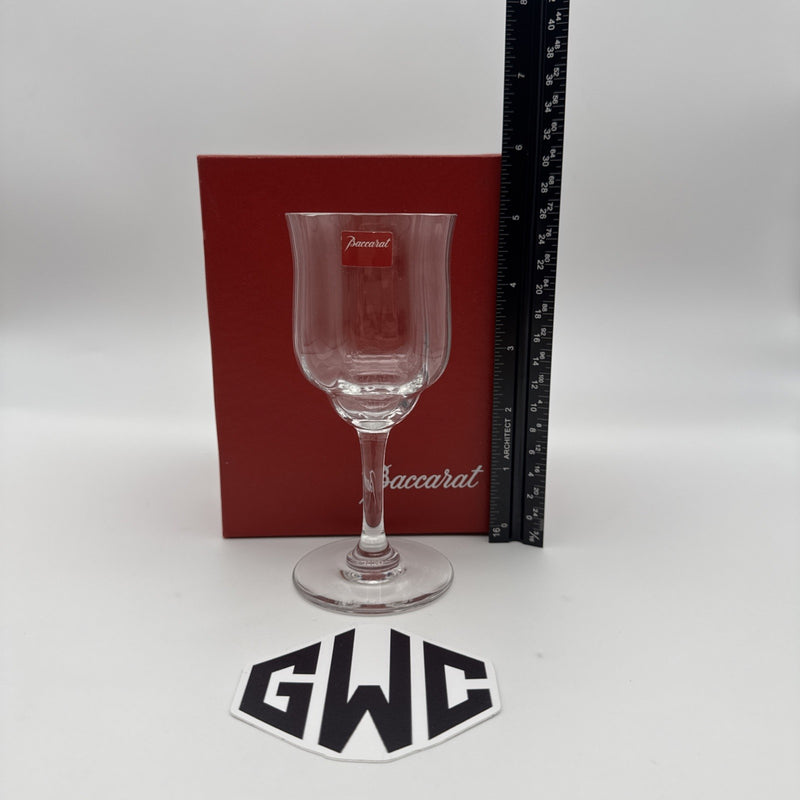 Baccarat Capri Small Wine Glass Clear Crystal New In Box 1108104