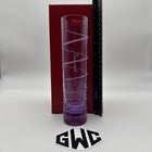 Baccarat Orgue Spirale Flower Vase Parma Violet Crystal New 2105685