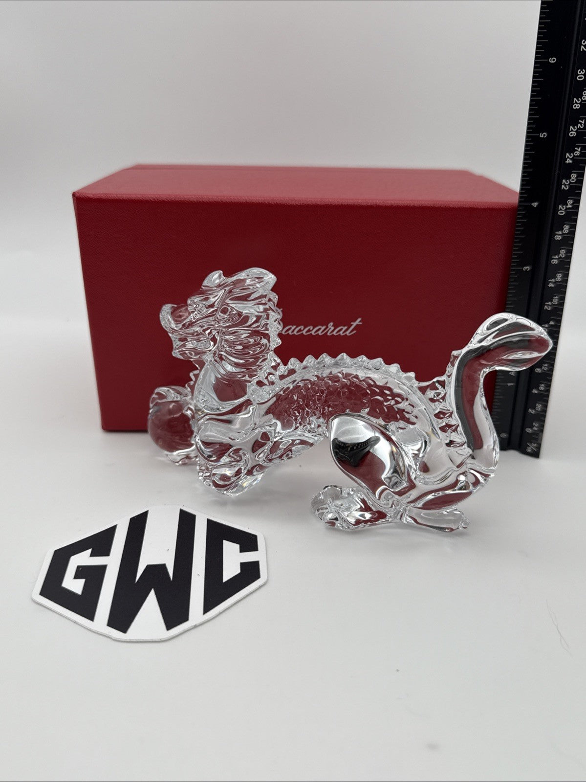Baccarat Zodiaque Dragon 2024 Clear Crystal Figurine New In Box 2815630 Sealed