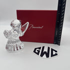 Baccarat Noel Angel Accordian Figurine Clear Crystal New In Box 2105893