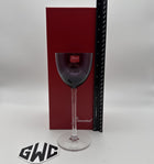 Baccarat Perfection Amythyst/Clear Rhine Wine Glass New In Box 1123131 Sealed