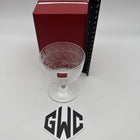 Baccarat Rohan Red Wine Etched Glass Clear Crystal New In Box 1510103