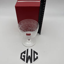 Baccarat Rohan Red Wine Etched Glass Clear Crystal New In Box 1510103