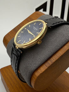 Patek Philippe Golden Ellipse 4225J 18K Yellow Gold Blue Dial 24 x 29mm Vintage