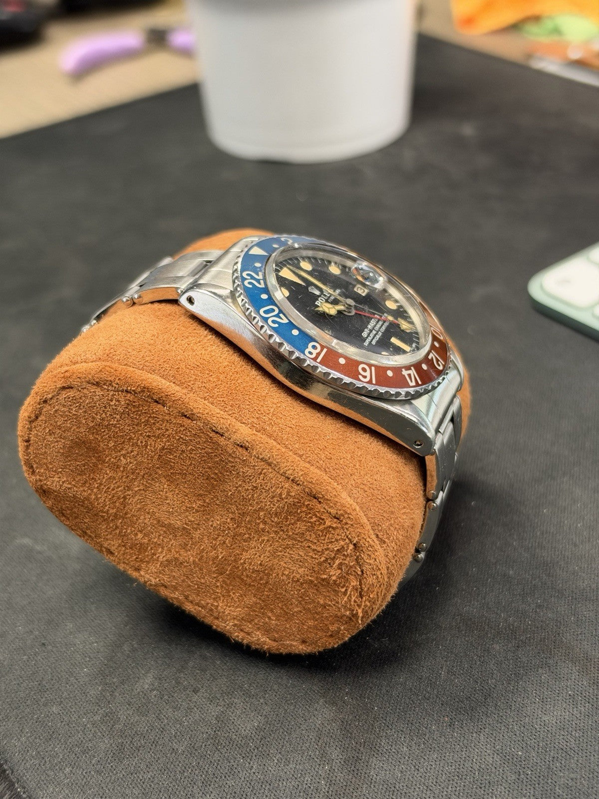 Rolex GMT Master 1675 W/ Papers 1965 1.1 Million Pepsi Oyster Watch
