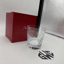 Baccarat Parme Old Fashion Tumbler Floral Clear Crystal Glass New In Box 1516238