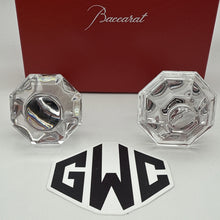 Baccarat Clear Crystal Tip Top Bottle Wine Stoppers 2 Pieces 2812558 New In Box