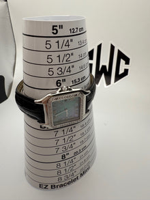 Cartier Panthere White Gold Blue MOP Diamond Bezel Quartz 16502