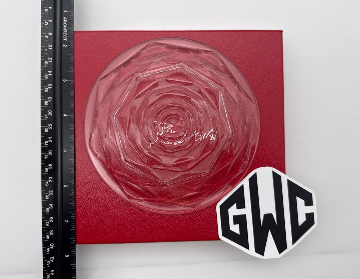 Baccarat Swing Plate Small Clear Crystal New In Box 2813982