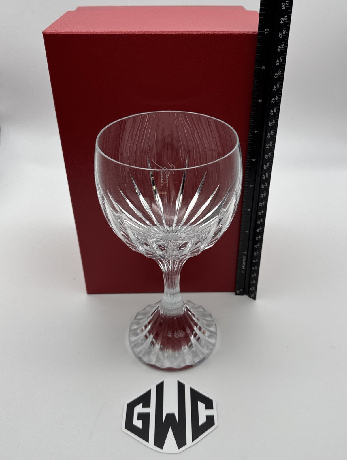 Baccarat Massena American Water Glass Clear Crystal New In Box 2814059