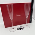 Baccarat Dom Perignon Champagne Flutes Clear Crystal Pair Of 2 NIB 1845244