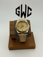 Rolex Day-Date II 218238 41mm Diamond & Ruby Dial Yellow Gold Watch