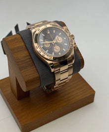 Rolex Cosmograph Daytona 116505 Oyster RG Sundust Black Dial Auto 40mm