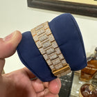 Patek Philippe Nautilus Iced 5711/1R-001 18k Rose Gold Diamond Dial Watch