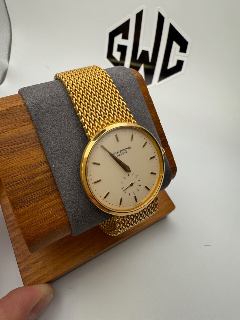 Patek Philippe Calatrava 3893/1J 18K Yellow Gold Ivory Dial 33mm