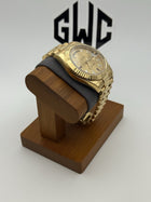 Rolex Day-Date II 218238 41mm Diamond & Ruby Dial Yellow Gold Watch
