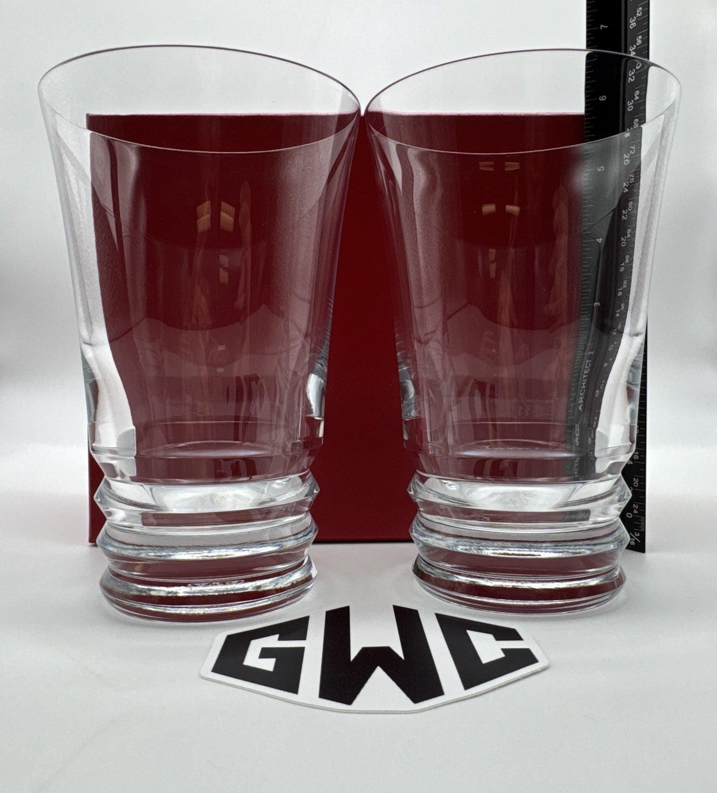 Baccarat Vega Highball Glasses Clear Crystal Set of 2 New in Box 2104383