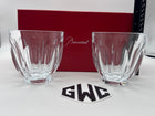 Baccarat Harcourt Tea Tumbler Cups Clear Crystal New In Box 2814385