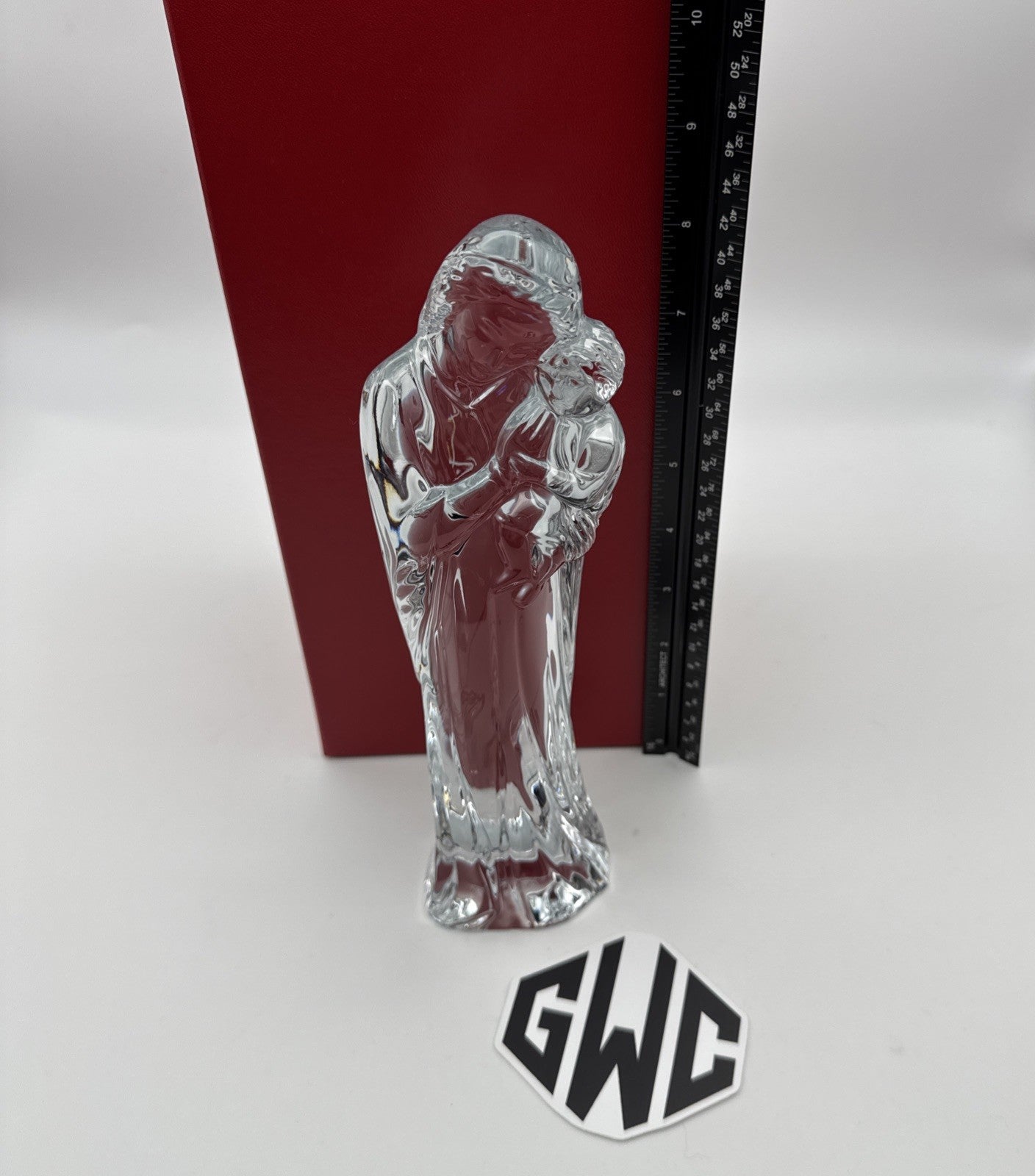 Baccarat Mother and Child Nativity Clear Crystal Figurine New 1762674