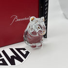 Baccarat Minimals Tiger Figurine Clear Crystal New In Box Sealed 2814560