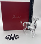 Baccarat Dog Zodiac Figurine Clear Crystal New In Box Dog 2811187