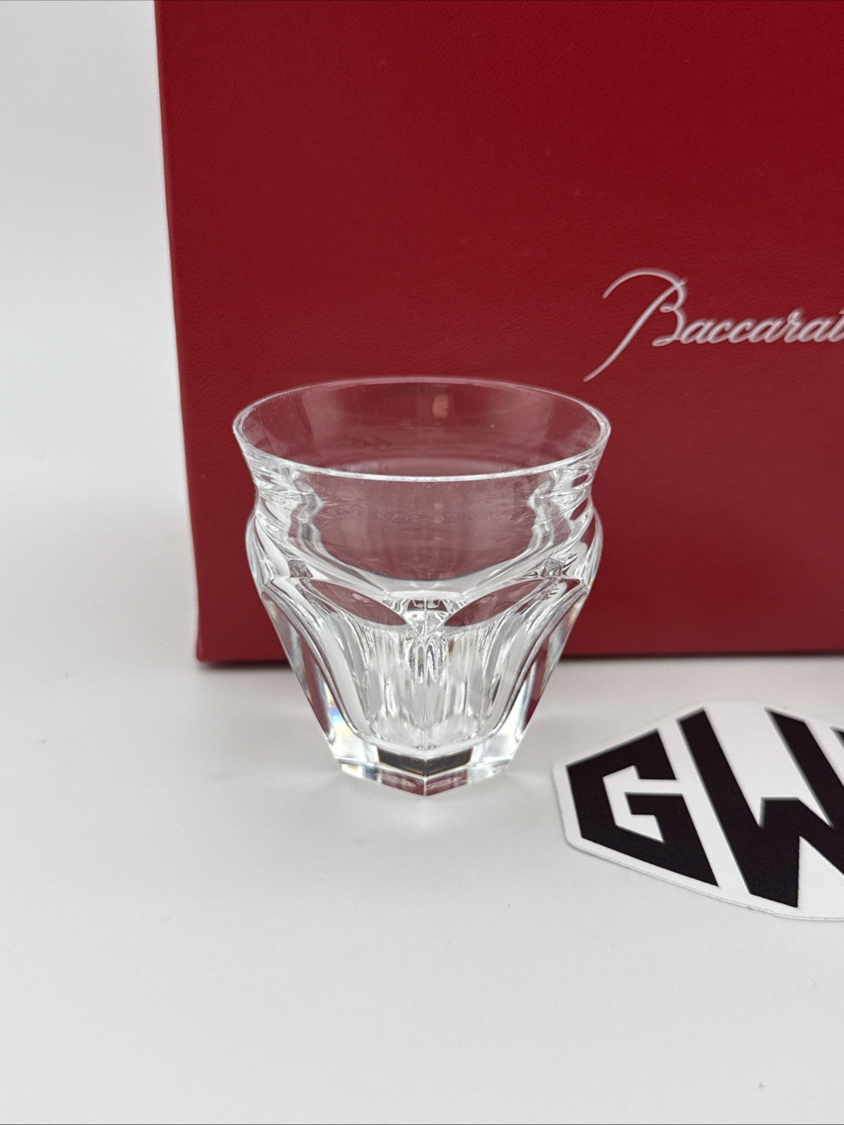 Baccarat Harcourt Talleyrand Spirit Glass Clear Crystal 2 Pcs New In Box 2811292