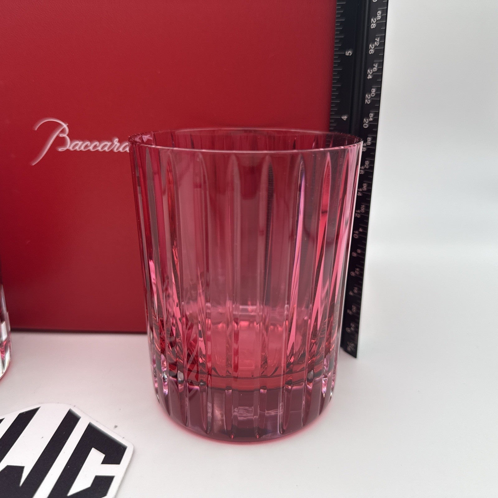 Baccarat Harmonie Tumblers Colors Of Joy Red Crystal 2 Piece Set New 2816192