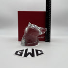 Baccarat Bear Head Figurine Clear Crystal New In Box 1762710