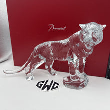 Baccarat Roaring Bengal Sculpture Clear Crystal Figurine 2814562 New In Box
