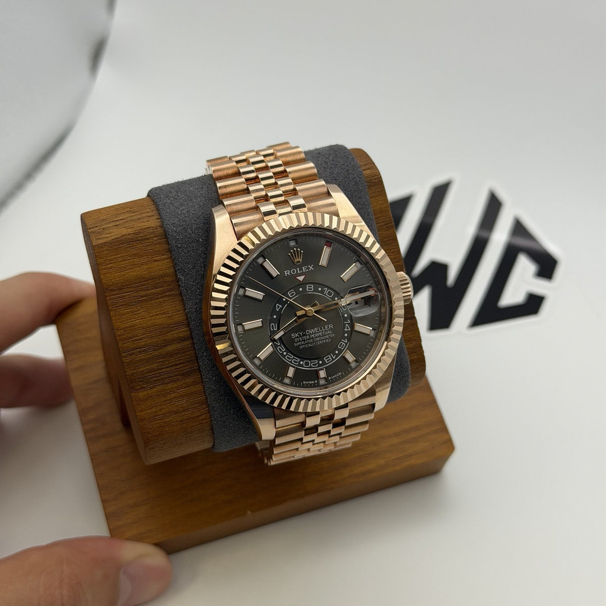 336935, 18K Rose Gold, Rhodium Index Dial, Jubilee, 42 mm 2024 Box and Papers