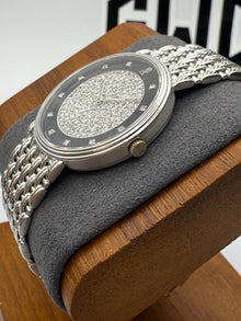 Audemars Piguet 56301 Pave Diamond Black Onyx Dial 18K White Gold Vintage