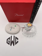 Baccarat Zoo Duck Jewelry Box Clear Crystal & Porcelain 2814457 New In Box