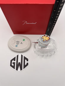 Baccarat Zoo Duck Jewelry Box Clear Crystal & Porcelain 2814457 New In Box