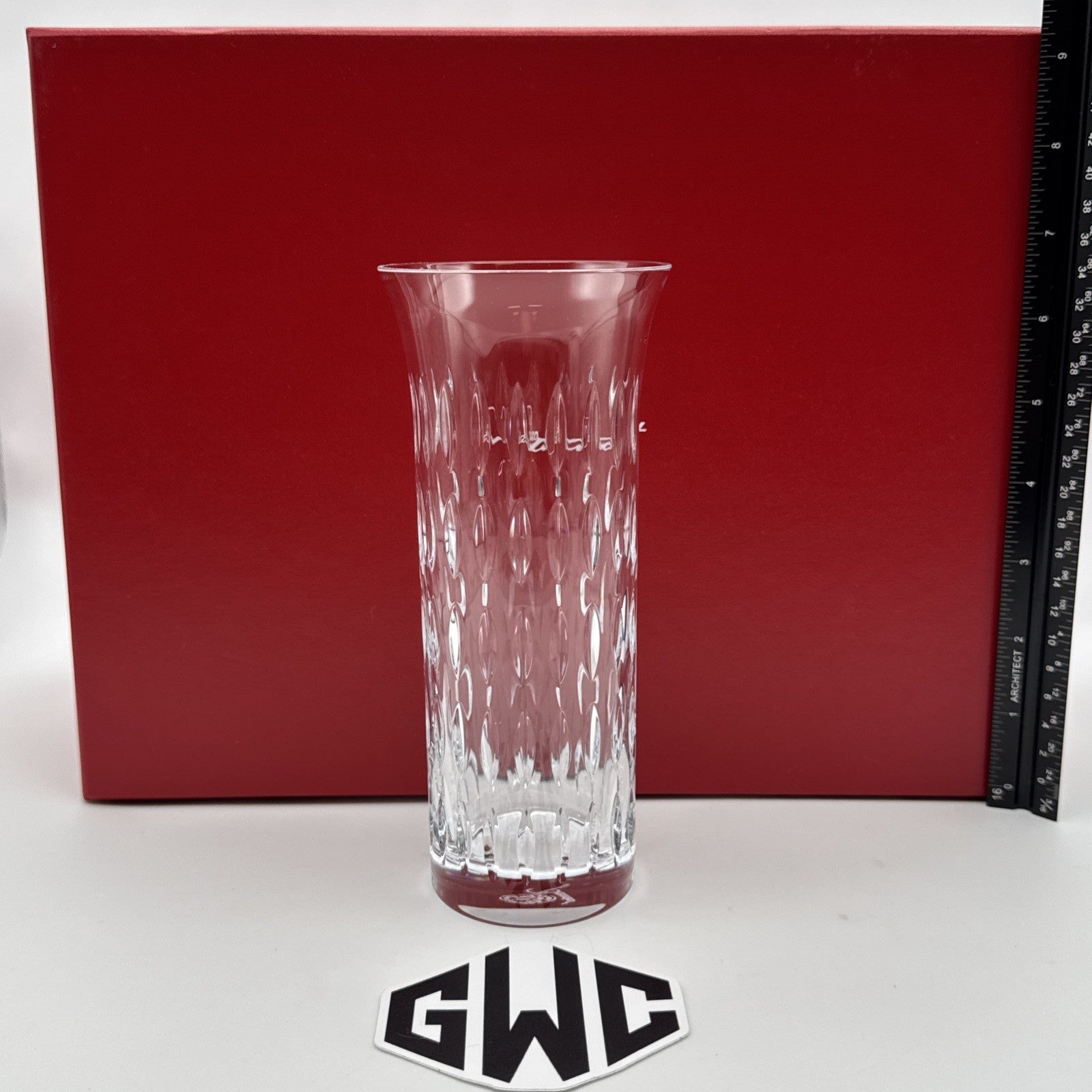 Baccarat Flora Bud Flower Vases Set Of 3 Clear Crystal New In Box 2810832 Sealed