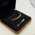 Cartier Classic Brushed Rose Gold Size 18 Love Bracelet B6079917 2026 Authentic