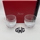 Baccarat Massena Tumbler Glasses Set of Two New In Box 2810592 Sealed