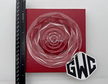 Baccarat Swing Plate Small Clear Crystal New In Box 2813982