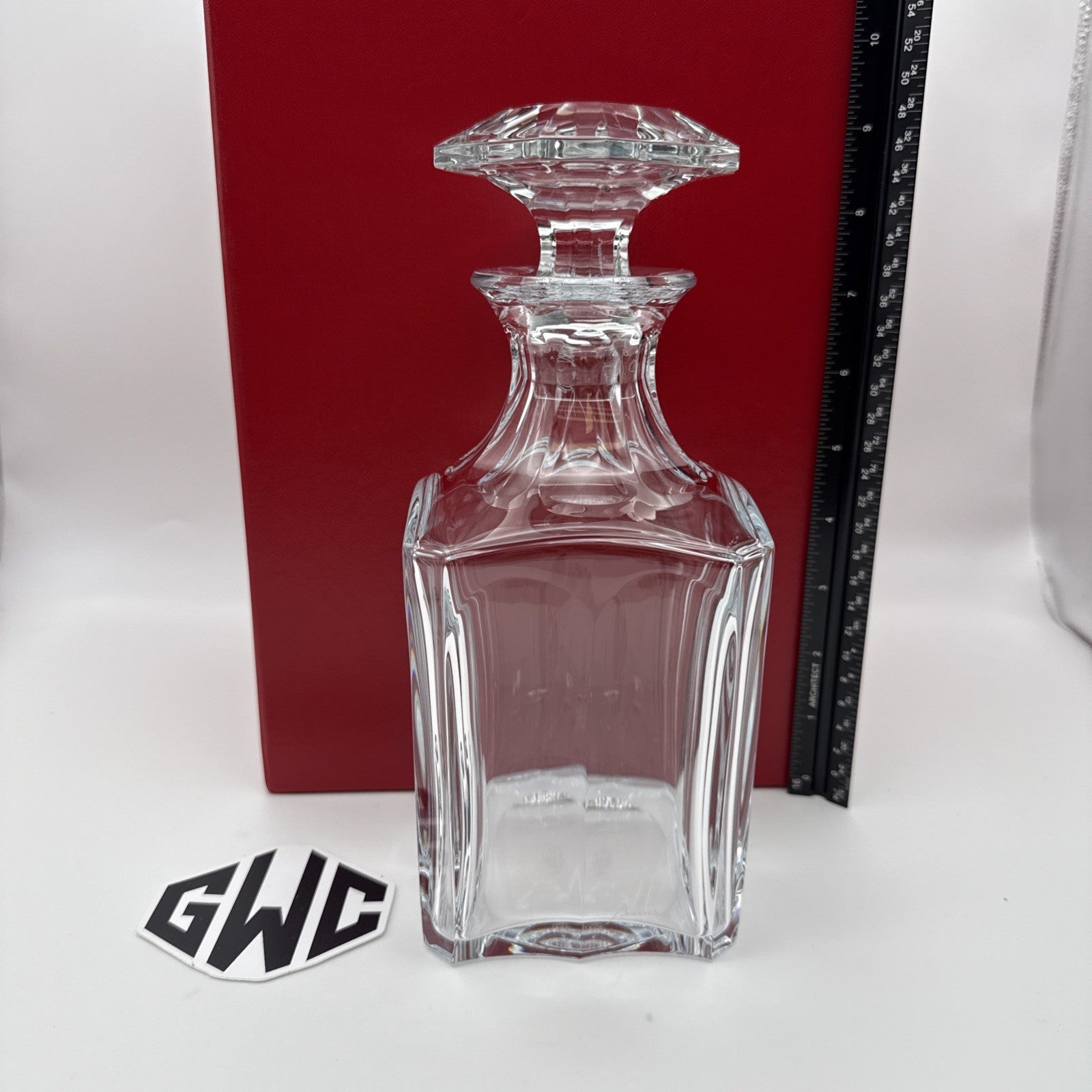 Baccarat Harcourt 1841 Whiskey Decanter Clear Crystal New In Box Sealed 1702352