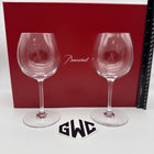 Baccarat Oenologie Burgundy Wine Glass Clear Crystal 2 Pieces New 2100292 Sealed