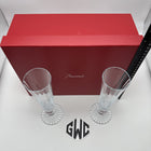 Baccarat Mille Nuits Champagne Flutes Clear Crystal Set Of 2 New In Box 2811795
