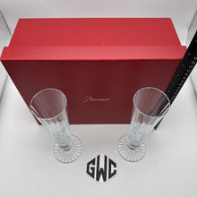 Baccarat Mille Nuits Champagne Flutes Clear Crystal Set Of 2 New In Box 2811795