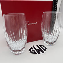 Baccarat Massena Highballs Clear Crystal Set Of 2 New In Box Sealed 2811294