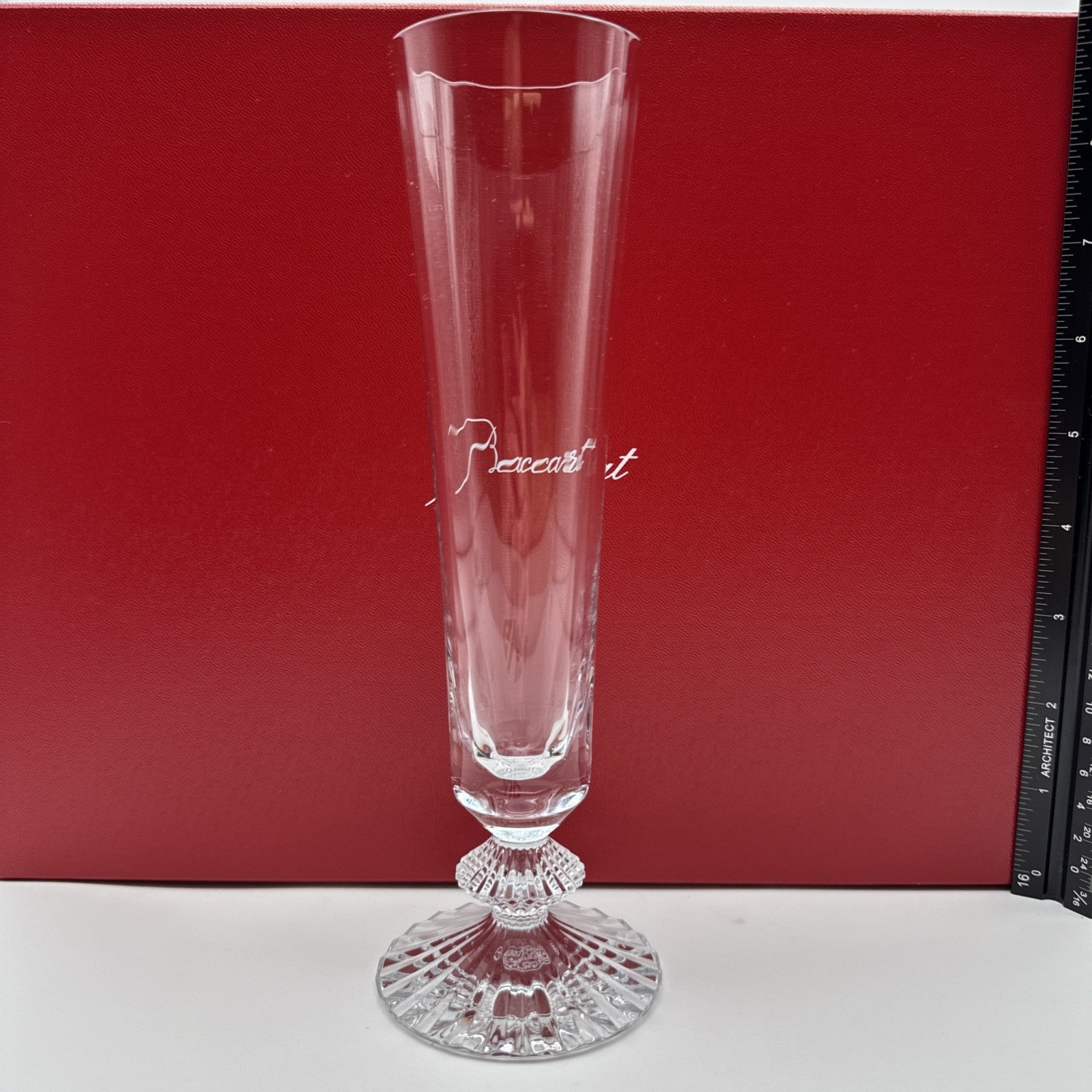 Baccarat Mille Nuits Champagne Flutes Clear Crystal Set Of 2 New In Box 2811795