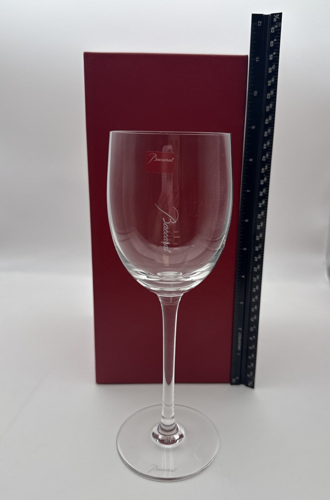 Baccarat Perfection Water Goblet Clear Crystal New In Box 2103296