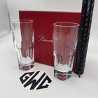 Baccarat Harcourt 1841 Happy Hour Glass Clear Crystal Set of 2 2811296 Sealed